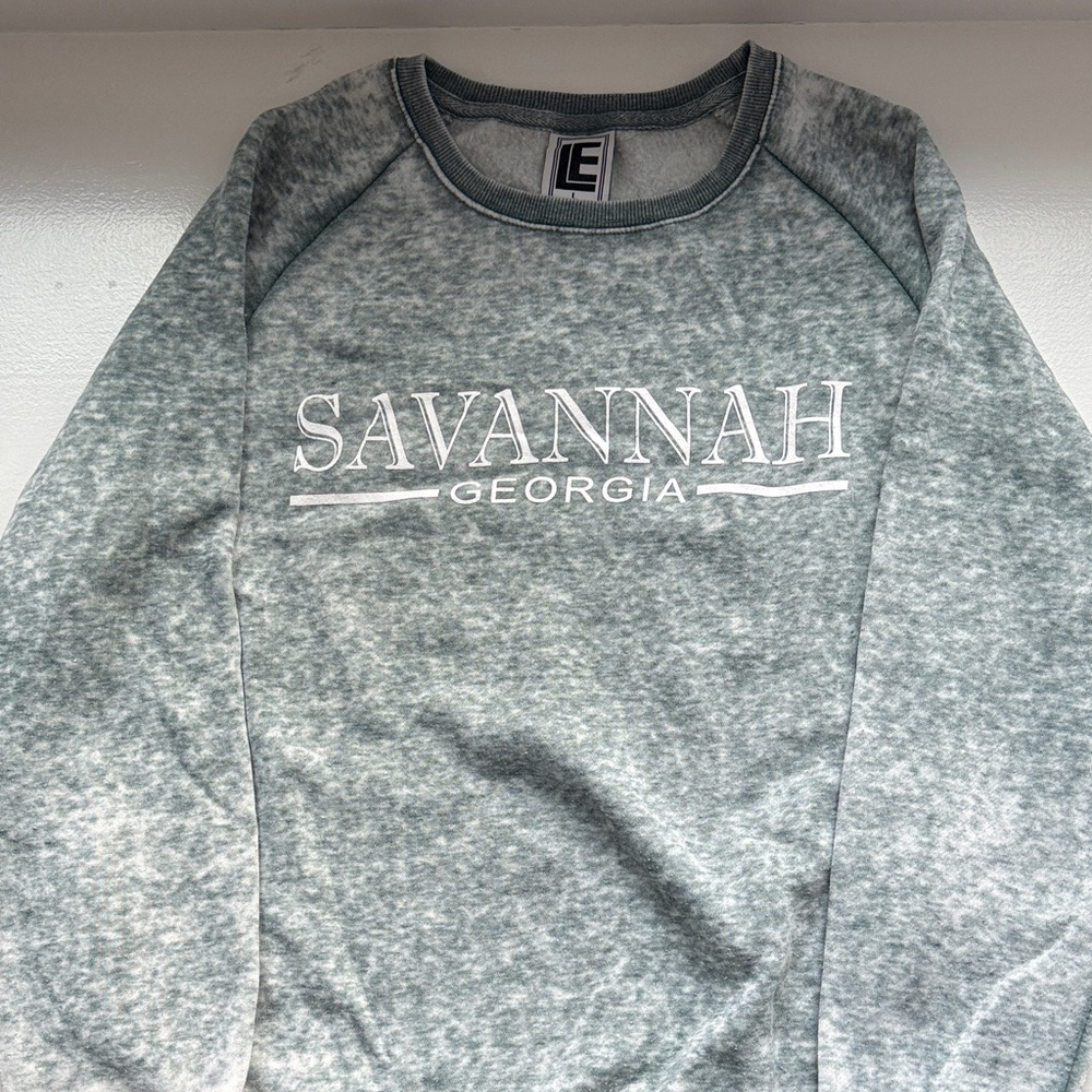 Women's Green Crew Neck Sweater